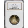 Image 3 : 1882 50C PR67 S Cameo NGC. An extraordinary Superb Ge