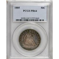 1885 50C PR64 PCGS. A Choice and exquisitely struck sp