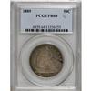Image 1 : 1889 50C PR64 PCGS. Dusky gray toning takes on wisps o