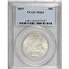Image 1 : 1899 50C MS64 PCGS. A lustrous pearl-gray example with