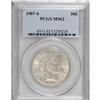 Image 1 : 1907-S 50C MS62 PCGS. Solidly struck with attractive l
