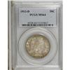 Image 1 : 1913-D 50C MS64 PCGS. Pastels of sky-blue, beige, and