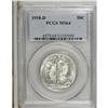 Image 3 : 1918-D 50C MS64 PCGS. Brilliant and lustrous, with a b