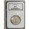 Image 1 : 1934 50C MS67 NGC. Splashes of peach and olive adorn t