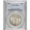 Image 1 : 1942 50C MS67 PCGS. Fully struck with bright satiny lu