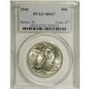 Image 1 : 1942 50C MS67 PCGS. Booming luster and exemplary prese