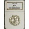 Image 1 : 1943-S 50C MS66 NGC. Large S. FS-50-1943S-101. IN GOD