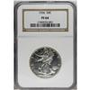 Image 3 : 1936 50C PR64 NGC. Walking Liberty halves were struck