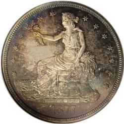 1877 T$1 PR66 Cameo NGC. As Bowers points out in his S