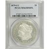 Image 3 : 1879-CC S$1 MS63 Deep Mirror Prooflike PCGS. To unders