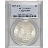 Image 3 : 1879-CC S$1 Capped Die MS63 PCGS. VAM-3. A Top 100 Var