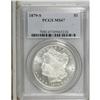 Image 1 : 1879-S S$1 MS67 PCGS. Frosty devices with crisp detail