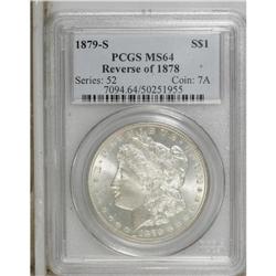 1879-S S$1 Reverse of 1878 MS64 PCGS. A Top 100 Variet