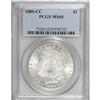 Image 1 : 1880-CC S$1 MS65 PCGS. Well-defined with light frost o