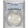 Image 1 : 1880-CC S$1 MS65 PCGS. The barest hints of tan-gray co