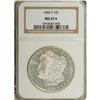 Image 1 : 1880-S S$1 MS67 S NGC. Medium S. The obverse is stron