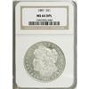 Image 1 : 1881 S$1 MS64 Deep Mirror Prooflike NGC. Remarkably re