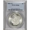 Image 1 : 1881-CC S$1 MS66 PCGS. This MS66 Morgan yields a cameo