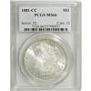 Image 1 : 1881-CC S$1 MS66 PCGS. This gorgeous CC-mint silver do