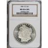 Image 3 : 1881-CC S$1 MS65 S Deep Mirror Prooflike NGC. Althoug
