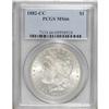 Image 1 : 1882-CC S$1 MS66 PCGS. VAM-2A. Gentle apricot toning v