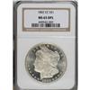 Image 1 : 1882-CC S$1 MS65 Deep Mirror Prooflike NGC. Wisps of l