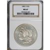 Image 1 : 1882-S S$1 MS67 NGC. Strongly lustrous and modestly re