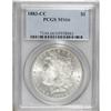 Image 1 : 1883-CC S$1 MS66 PCGS. This sharply struck and nearly