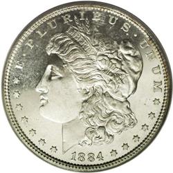 1884 S$1 MS65 Deep Mirror Prooflike PCGS. The business