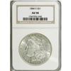 Image 1 : 1884-S S$1 AU58 NGC. Untoned surfaces display ample l