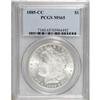 Image 1 : 1885-CC S$1 MS65 PCGS. Sweeping luster and a precision