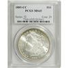Image 1 : 1885-CC S$1 MS65 PCGS. This semi-prooflike Gem has per