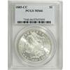 Image 1 : 1885-CC S$1 MS66 PCGS. VAM-4. A Hot 50 Variety. The da