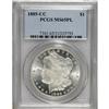 Image 1 : 1885-CC S$1 MS65 Prooflike PCGS. The flashy fields pro
