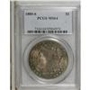 Image 1 : 1885-S S$1 MS64 PCGS. Lustrous surfaces are covered wi