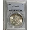 Image 1 : 1886 S$1 MS67 PCGS. The 18 in the date is noticeably r