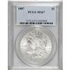 Image 1 : 1887 S$1 MS67 PCGS. A lustrous and virtually brilliant
