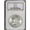 Image 1 : 1888 S$1 MS66 NGC. Glowing luster radiates from untone
