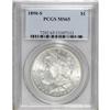 1890-S S$1 MS65 PCGS. Potent luster sweeps this attrac