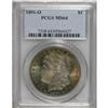 Image 1 : 1891-O S$1 MS64 PCGS. Dramatically toned in rich swirl