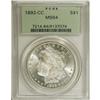 Image 3 : 1892-CC S$1 MS64 PCGS. This scarcer date Carson City d