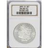 Image 3 : 1892-CC S$1 MS64 Prooflike NGC. While prooflike and de