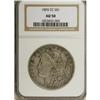 1893-CC S$1 AU50 NGC. Even wear and pleasing tones of