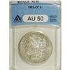 1893-CC S$1 AU50 ANACS. Untoned with substantial remna