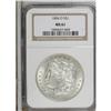 Image 1 : 1896-O S$1 MS61 NGC. Bright surfaces reveal somewhat s