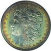 Image 1 : 1896-S S$1 MS63 NGC. The toning aficionado will find t