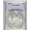 Image 1 : 1899-S S$1 MS64 PCGS. A sharp near-Gem, with bright lu