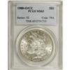 Image 1 : 1900-O/CC S$1 MS63 PCGS. VAM-8. A Top 100 Variety. The