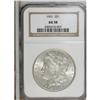 Image 1 : 1901 S$1 AU58 NGC. This example is slightly better str