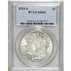 Image 1 : 1921-S S$1 MS65 PCGS. The strike is above average for